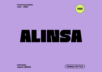 Alinsa: Free Display Fat Font