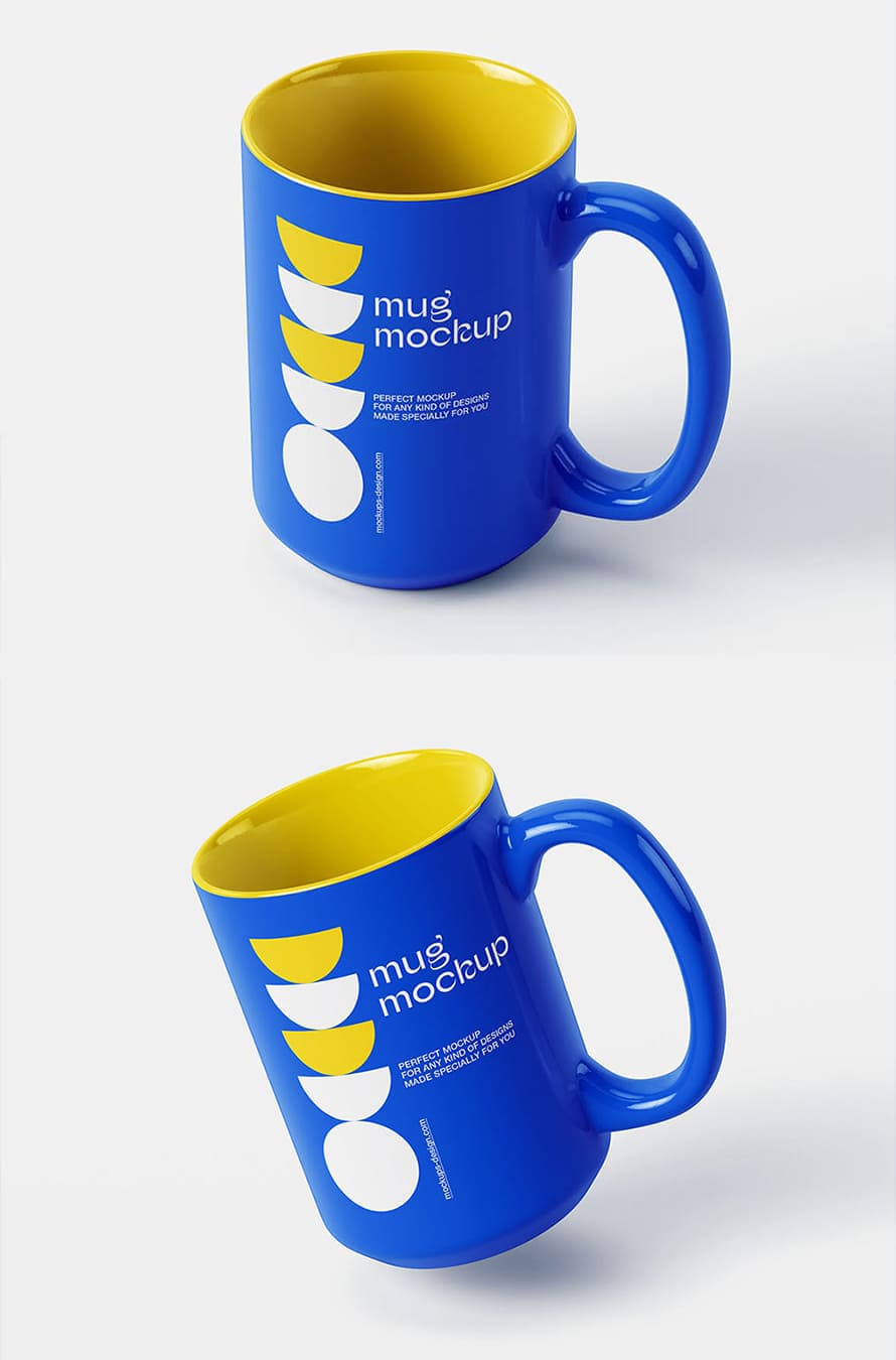 Kostenloses Tassen-Mockup