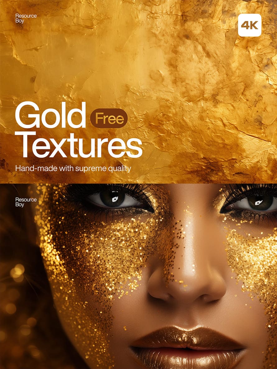 200 Kostenlose Goldtexturen-Hintergründe