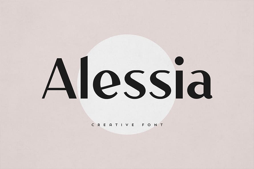Alessia Kostenlose Schriftart