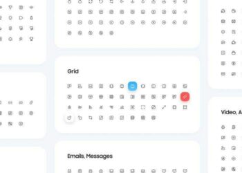 Top 50 Free Icon Sets for UI Designers