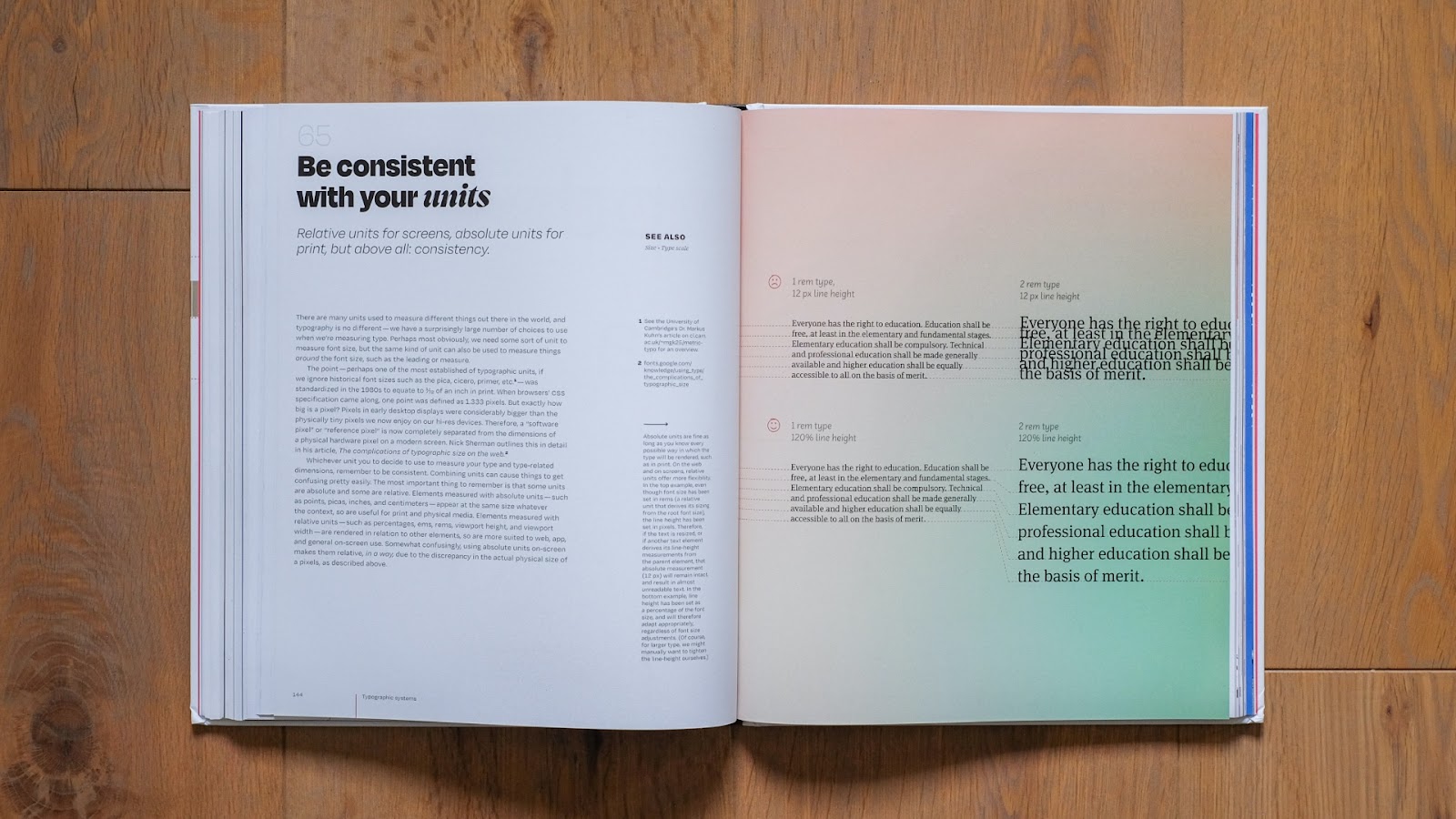 Photo of the Universal Principles of Typography book by Elliot Jay Stocks on Abduzeedo