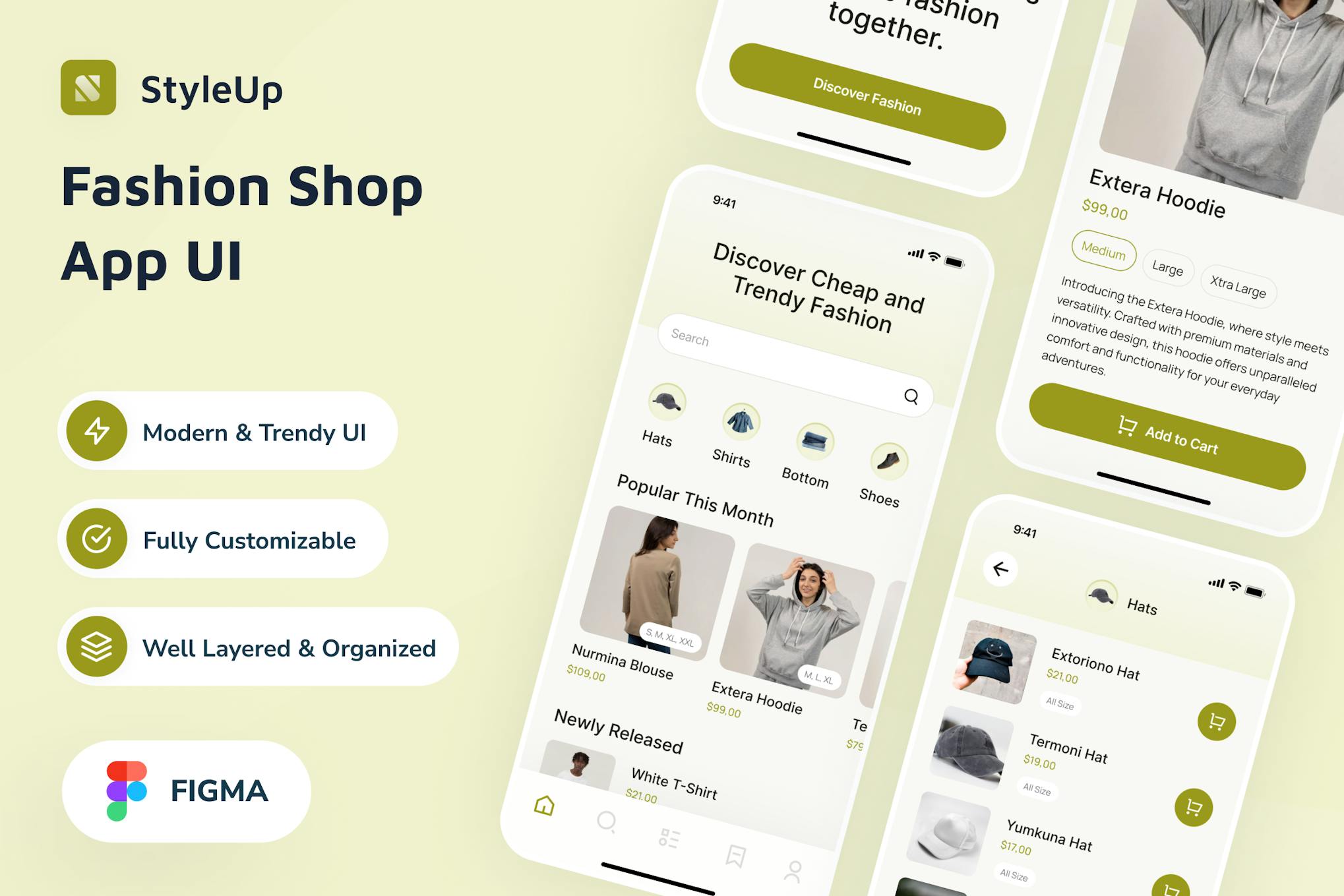 StyleUp - Fashion Shop App UI Kit