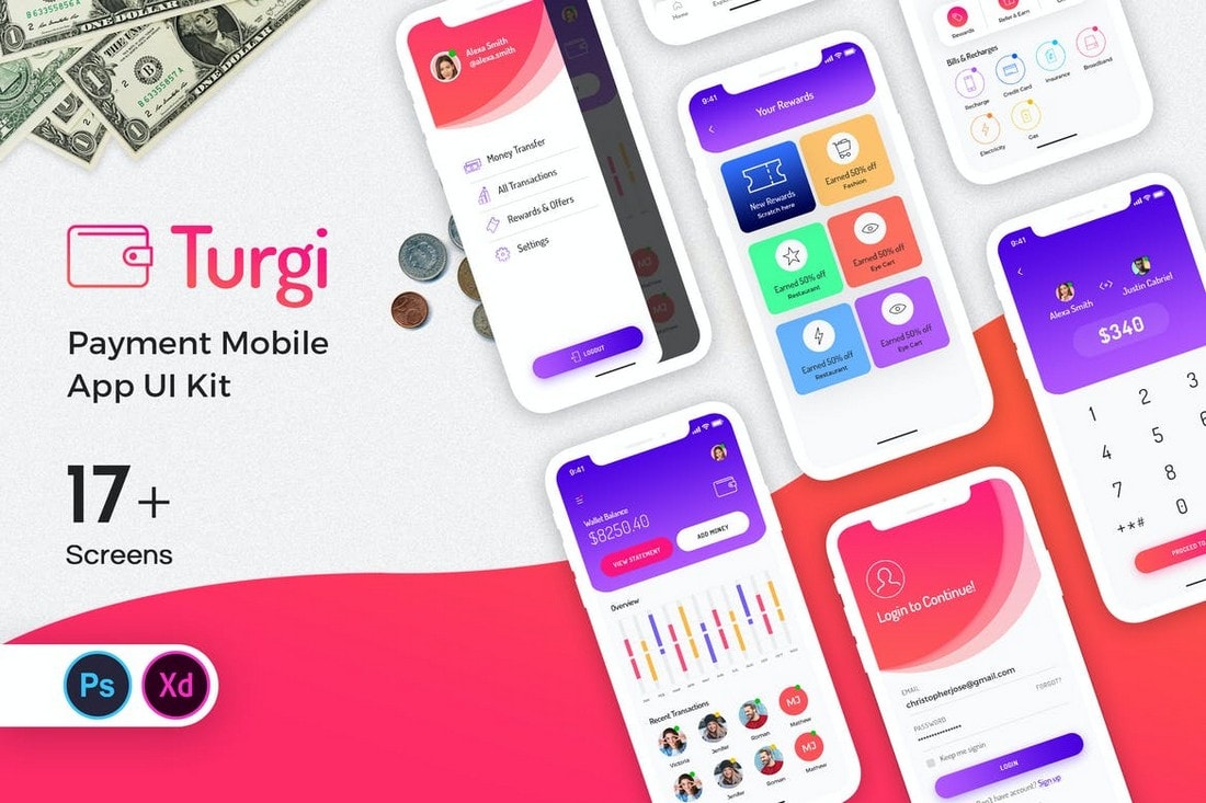 Turgi - Zahlungs-App-UI-Kit
