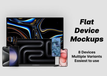 Free Flat Devices Mockups