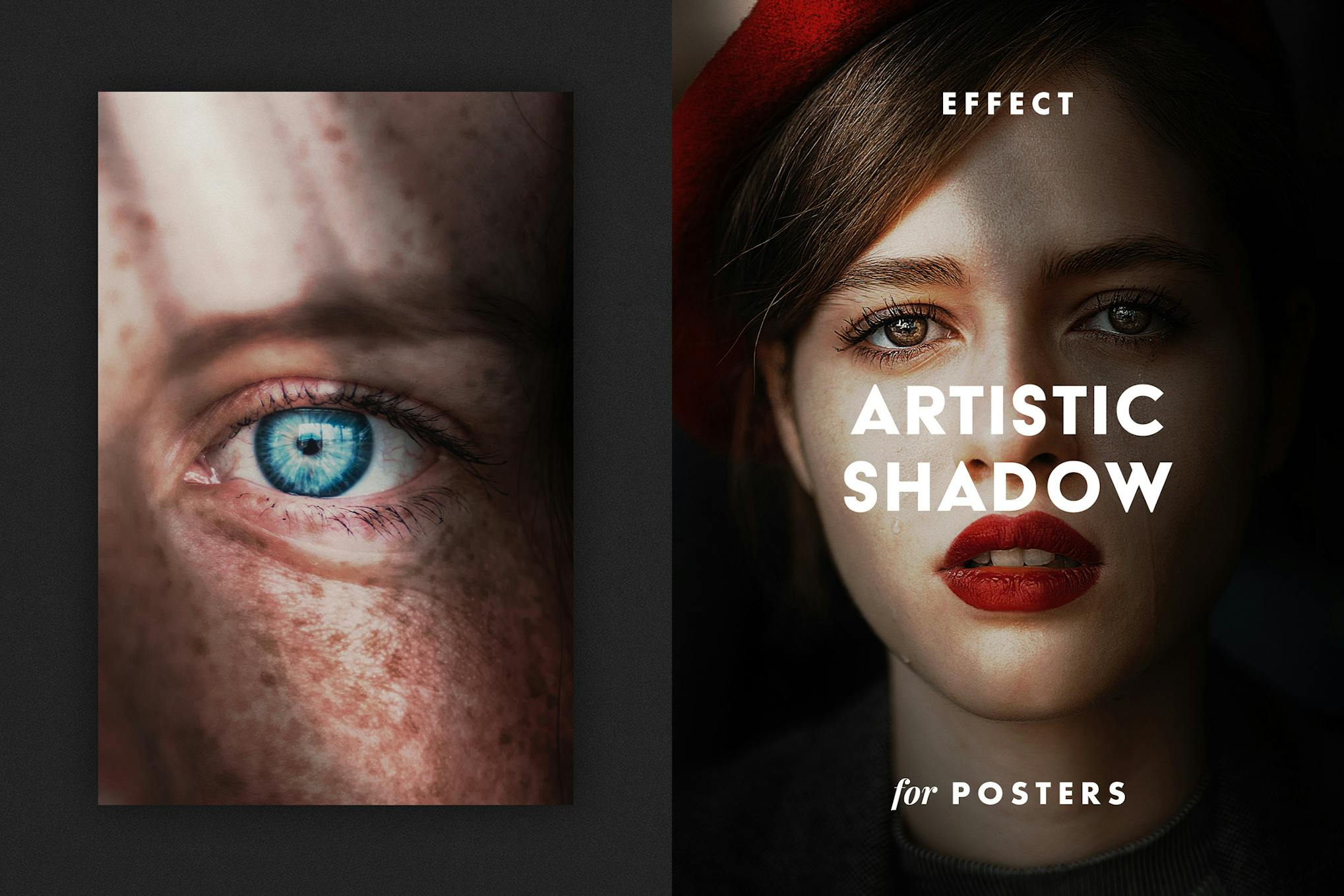 Artistic Shadow Poster Effect