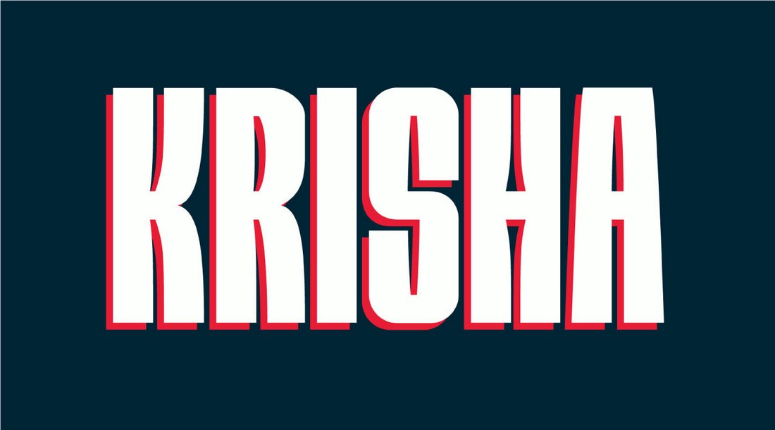 Krisha - Kostenlose fette Schriftart für Schilder
