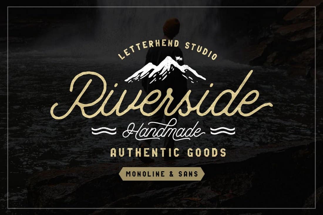 Riverside - Kreatives Schriftduo