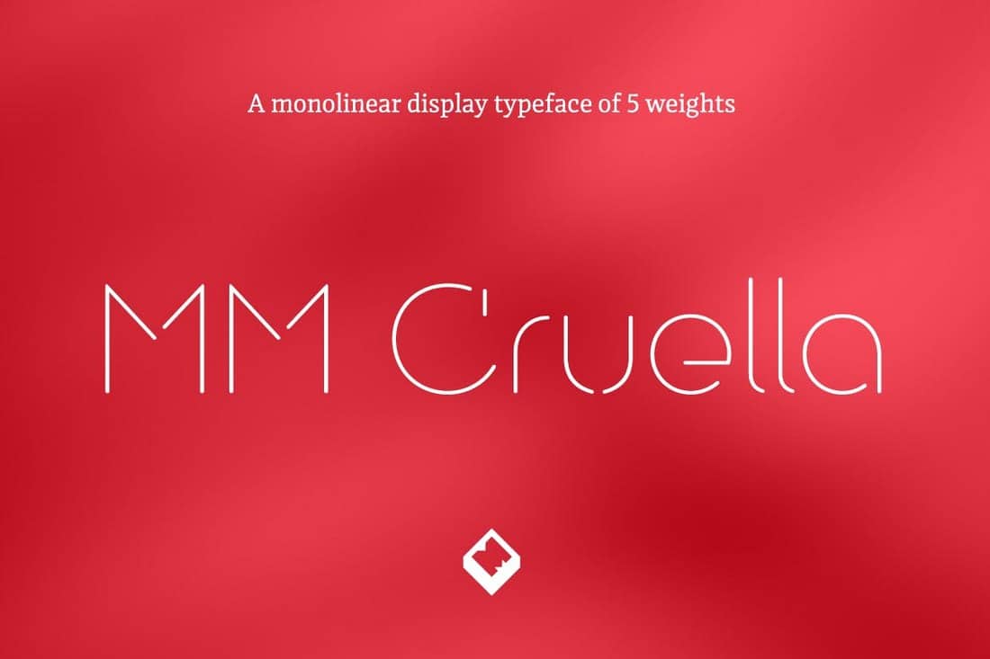 MM Cruella - Luxuriöse Display-Schriftart