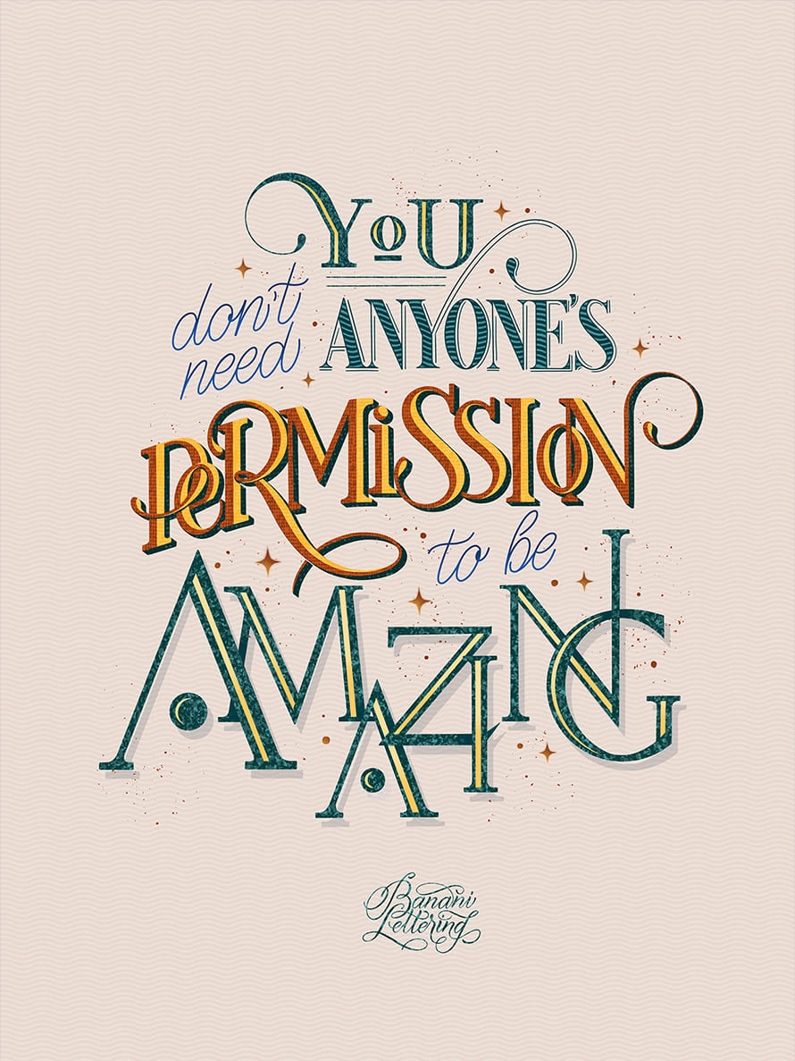 Bestes Typografie-Design