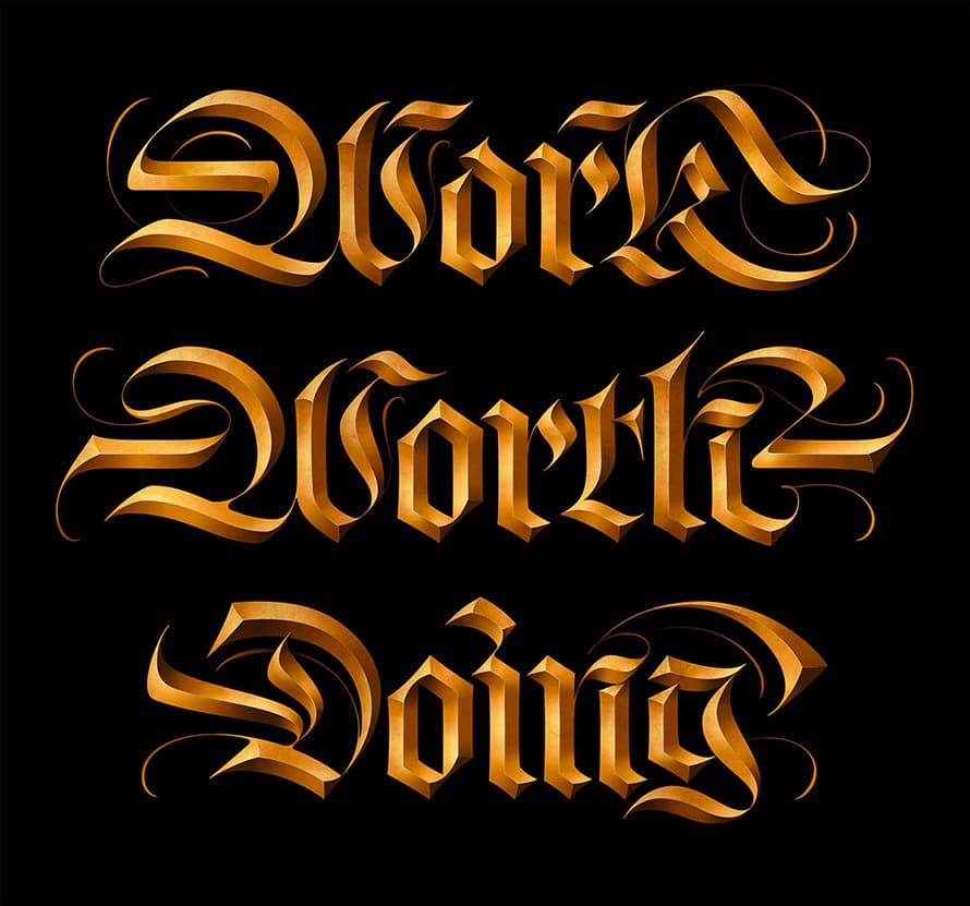 Bestes Typografie-Design