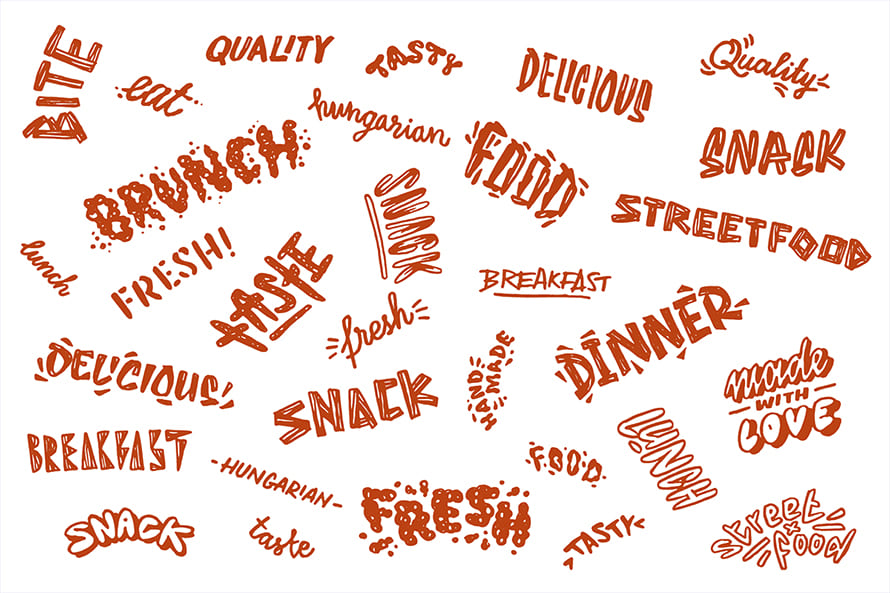Bestes Typografie-Design