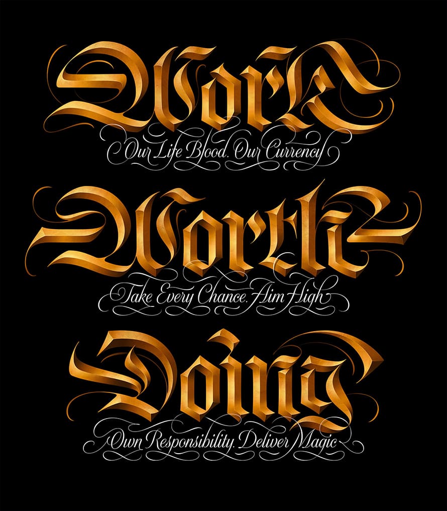Bestes Typografie-Design