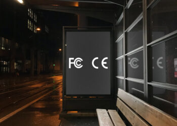 Bus Station Poster Mockup