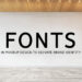 Fonts In Mockup Design