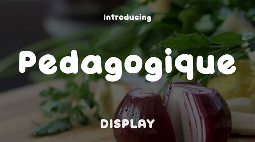 Pedagogique Kostenlose Schriftart