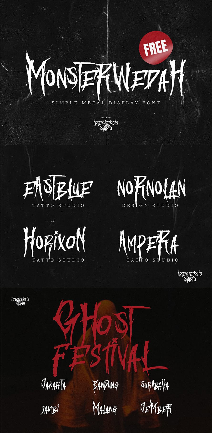 Monster Wedah Kostenlose Schriftart