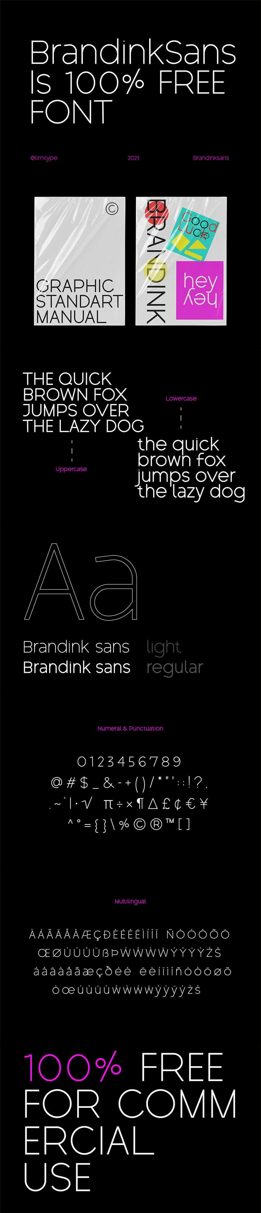 Brandink Sans Kostenlose Schriftart