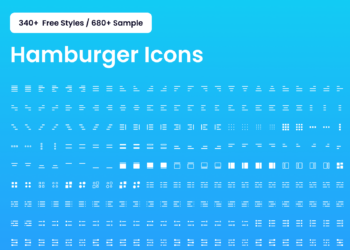 340+ Free Hamburger and Menu Icons