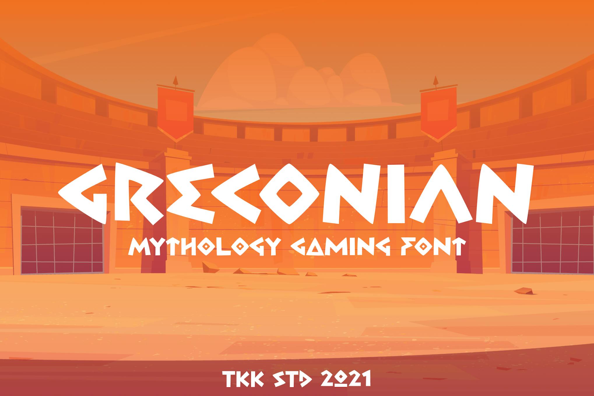 Greconian - Ancient Greek Style Font