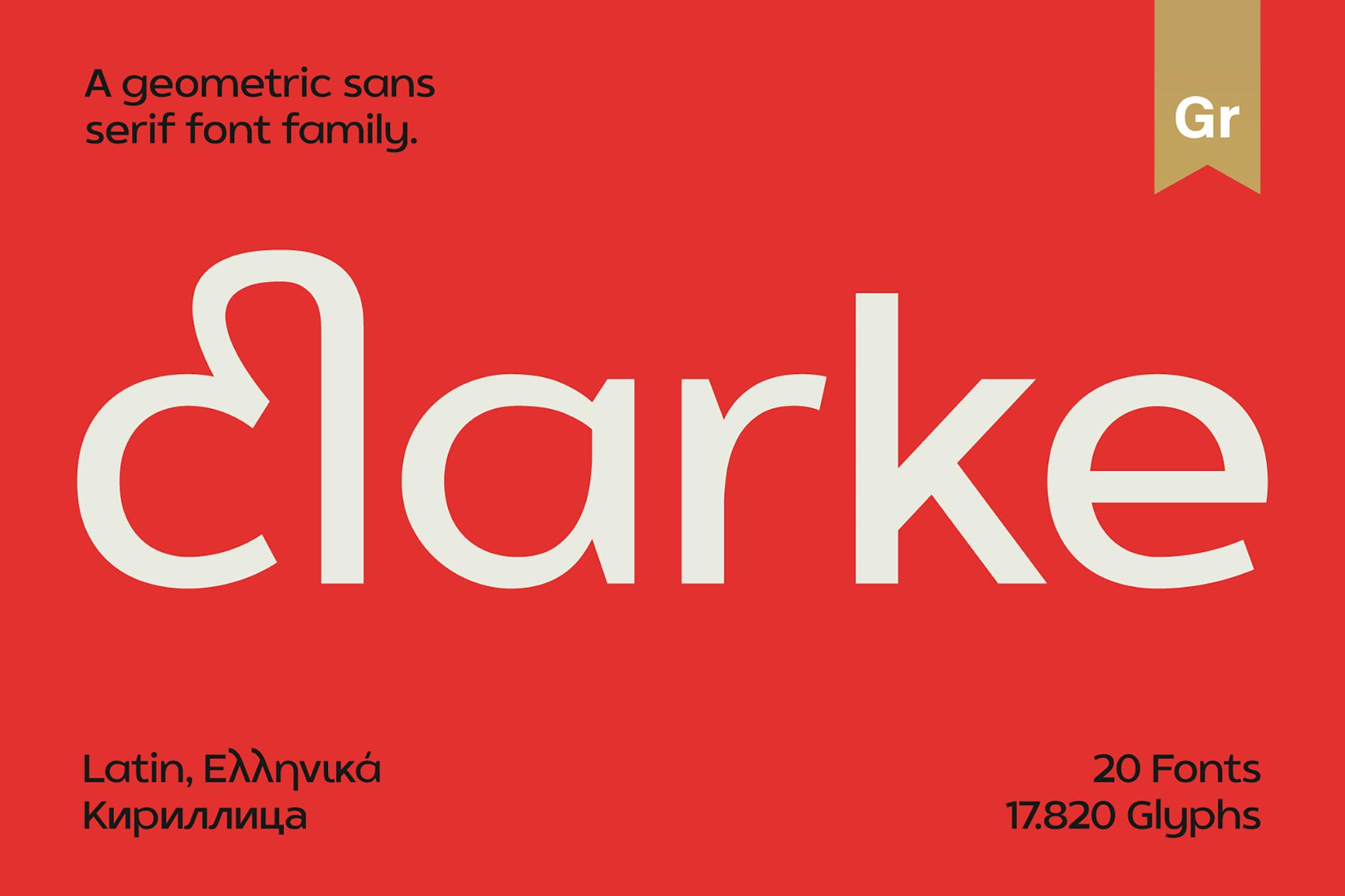 SK Clarke - Greek Alphabet Font