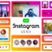 Free Instagram UI Kit for Figma