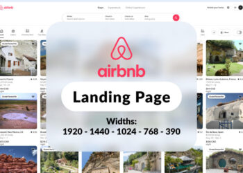 Airbnb Landing Page for Figma