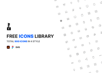 900 Free Vector Icons for UI Design - Figma + Ai