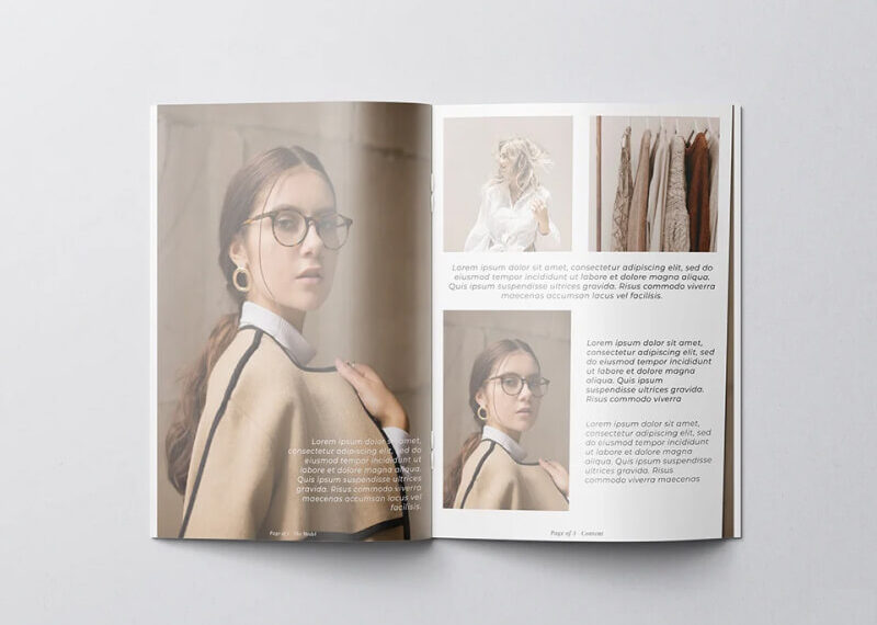 Free A4 Catalog Mockup