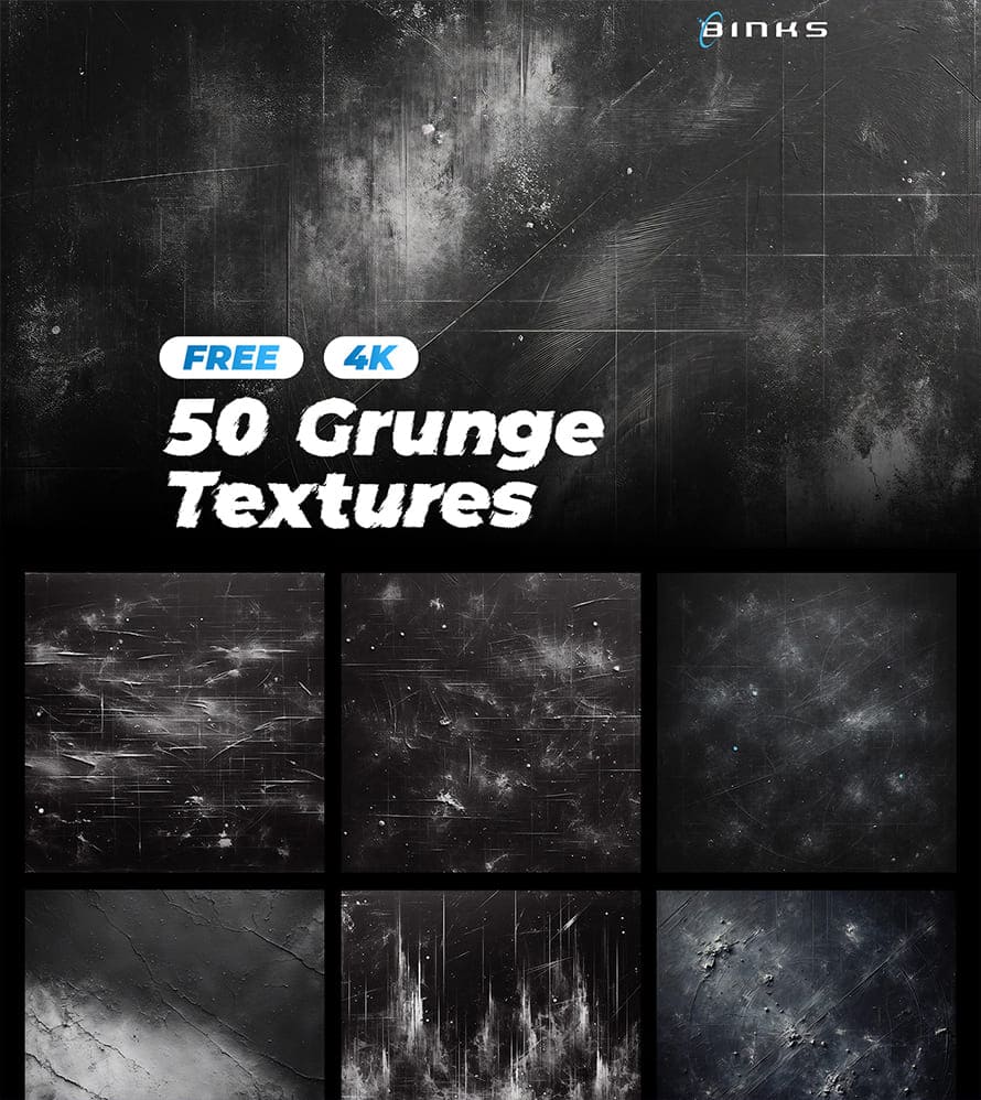 50 Grunge Texturen 4K