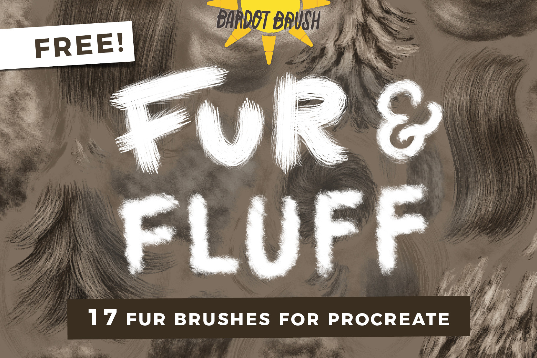 Free Procreate Fur Brushes