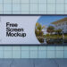 Billboard Screen Mockup - PSD