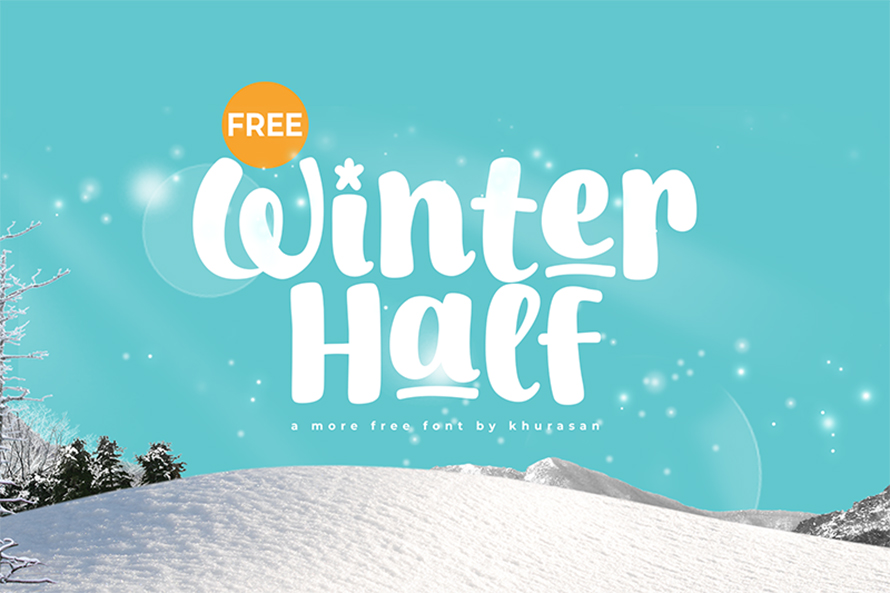 Winter Half Kostenlose Schriftart