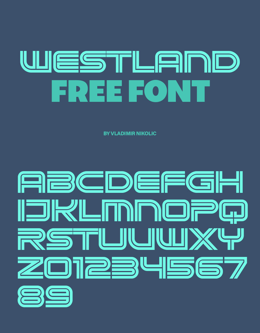Westland Schriftart