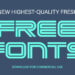 New Free Fonts For Graphic Design