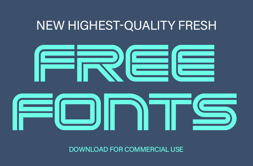 New Free Fonts For Graphic Design