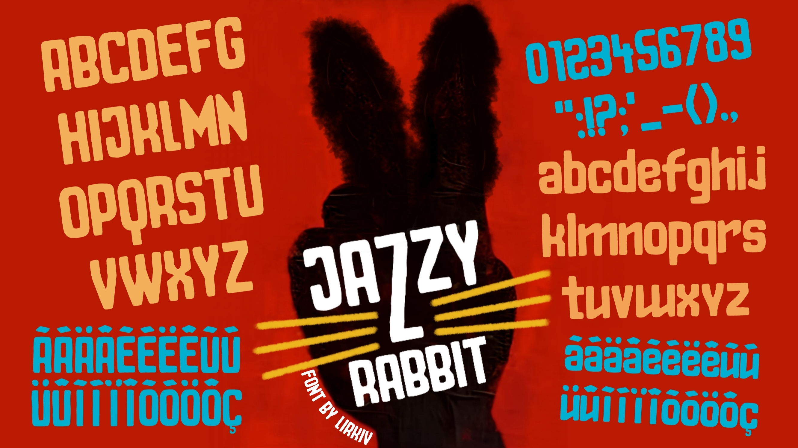 Jazzy Rabbit Schriftart