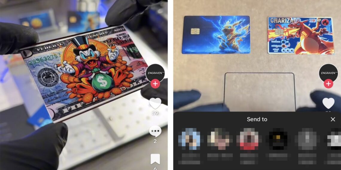 TikTok mobile app save video button interface