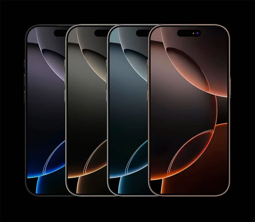 Free Titanium iPhone 16 Pro Psd Mockup