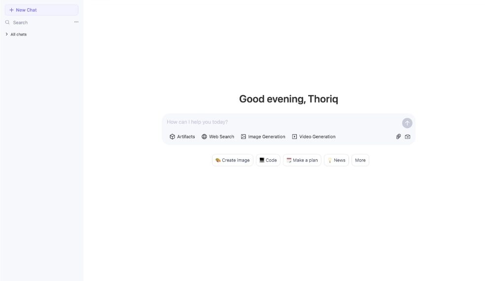 Qwen Chat AI conversational interface powered by Alibaba Cloud
