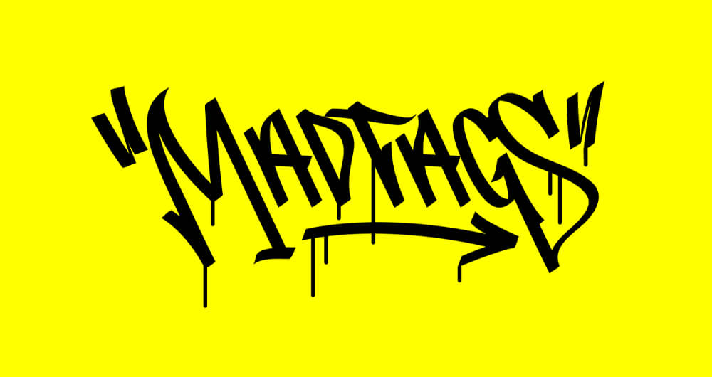MadTags Graffiti Schrift