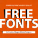 New Free Fonts Download for Commercial Use