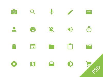 Android L System Icons