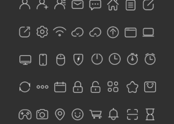 120+ Kostenlose Linien-Icon-Pakete für UI/UX-Design