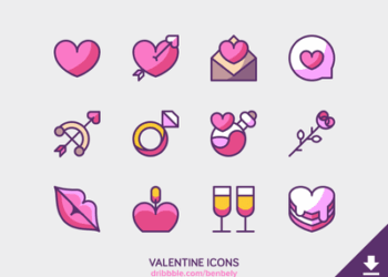 50+ beste kostenlose Valentinstag-Design-Ressourcen